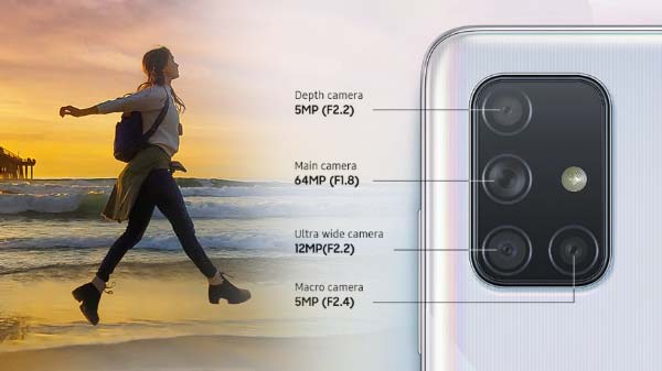 Samsung Launches Galaxy A71 With Quad Cameras, 8GB RAM In India Samsung Launches Galaxy A71 With Quad Cameras, 8GB RAM In India