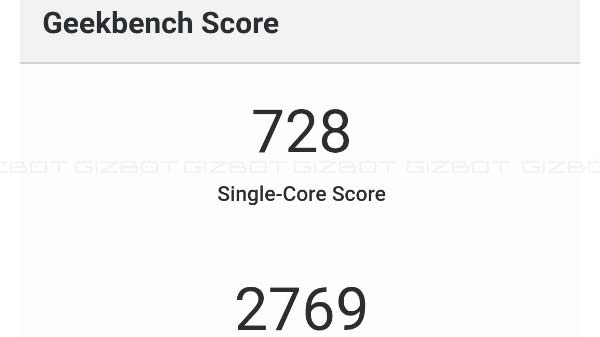 Geekbench Multi-Core Results