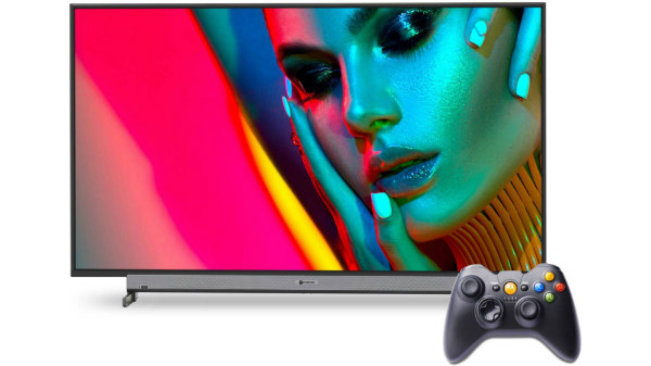 Motorola 164cm (65-inch) Ultra HD (4K) LED Smart Android TV with Wireless Gamepad (65SAUHDM)