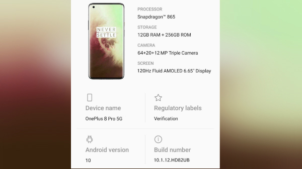 OnePlus 8 Pro 5G Specifications Leaked: Confirm To Feature 64MP Camera