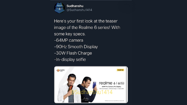 Realme 6 Pro Key Specifications Leaked: 90Hz Display Confirmed