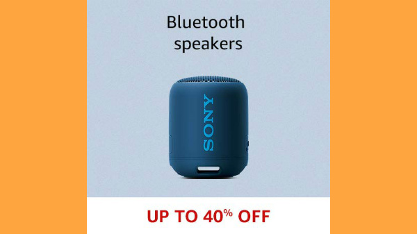 Up To 40% Off On Bluetooth Speakers