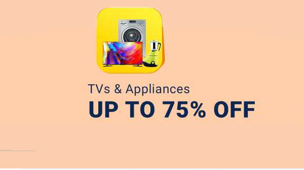Up To 75% Off On TVs And Appliances