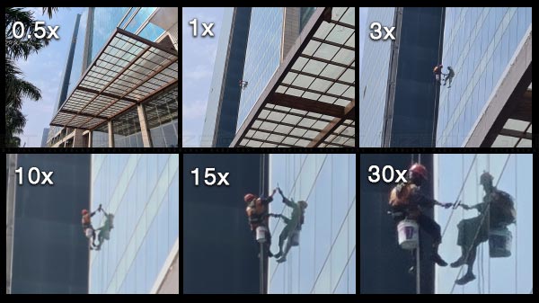 0.5x, 1x, 3x, 10x, 15x and 30x Images 0.5x, 1x, 3x, 10x, 15x and 30x Images