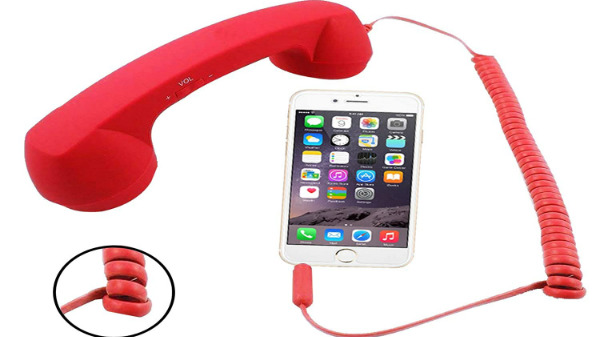 Anti-Radiation Retro Style Handset Coco Phone with HD Speaker and Microphone
