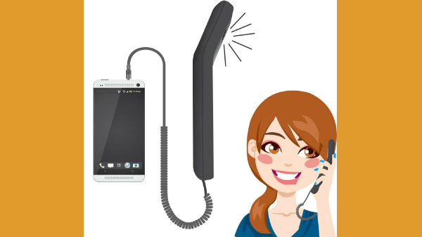 Portronics Phoni 3 POR-911 Retro Handset - Grey