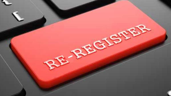 3) Re-register on Windows Store