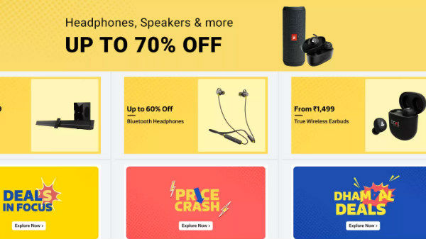 Upto 70% Off On Headphones And Speakers And More