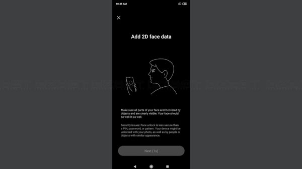 Redmi Note 9 Pro: Face Unlock