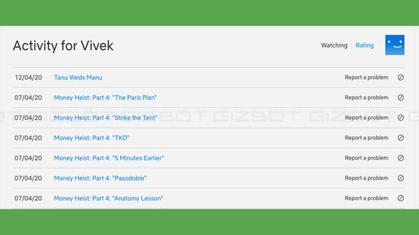 Access Viewing History