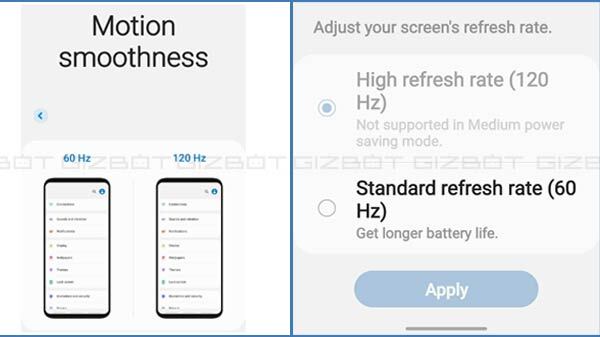 Disable Power Hungry 120Hz Refresh Rate