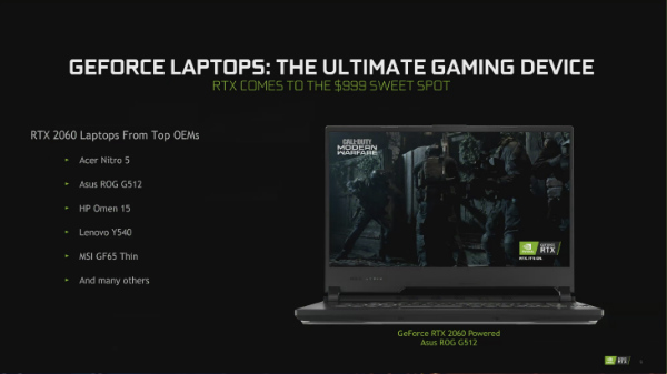 Nvidia Announces 100 Plus GeForce GPU-Powered Laptops