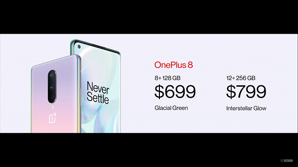 OnePlus 8 Price 