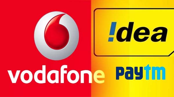 Vodafone-Idea Join Hands With Paytm To Launch New Prepaid Facility Vodafone-Idea Join Hands With Paytm To Launch New Prepaid Facility