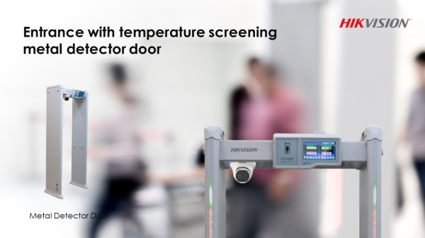Temperature Screening Metal Detector Door Features