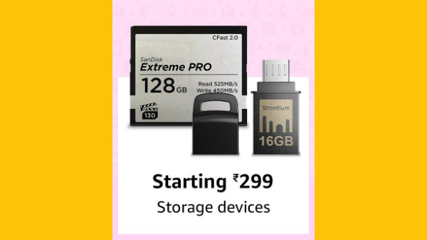 Storage Devices Starting Form Rs. 299