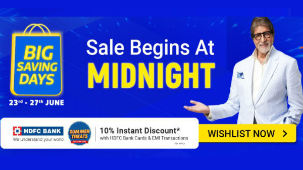 Flipkart Big Saving Days Sale: Attractive Discounts And Offers