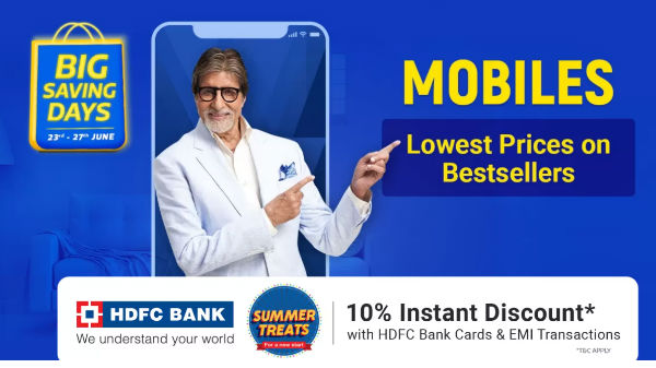 Flipkart Big Savings Days Sale Offers: Discounts And Offers