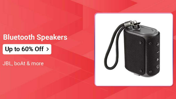 Up to 60% Off On Bluetooth Speakers