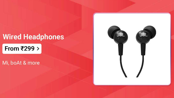 Wired Headphones Price Starts From Rs. 299