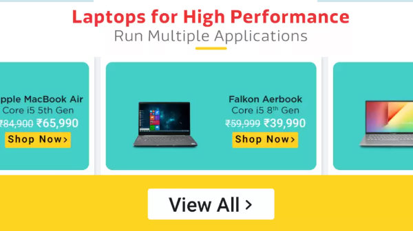47% Off On High Performance Laptops