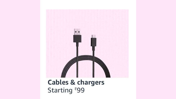 Cable and Chargers Starting Rs. 99