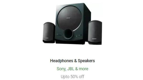 Up To 50% Off On Headphones and Speakers