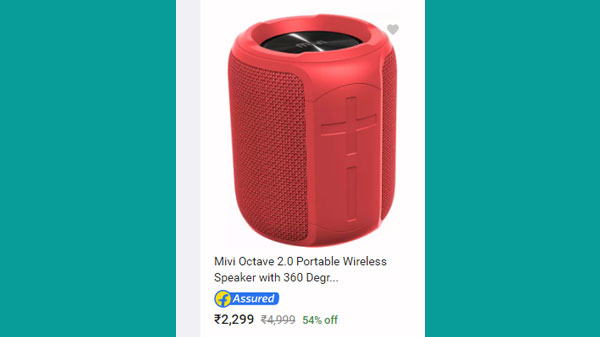 Cash Back Offers Mivi Octave 2.0 Portable Wireless Speaker