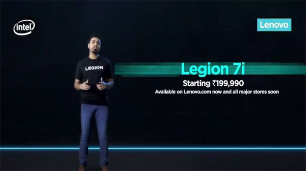 Lenovo Legion 7i Specifications