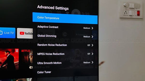 Multitude Of Picture Settings