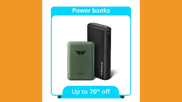 Up To 70% Off On Power Banks
