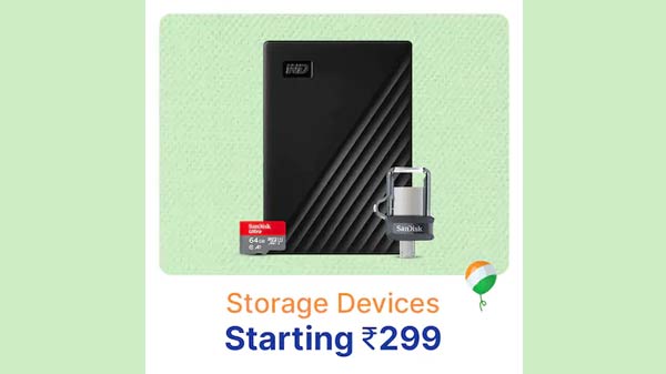 Storage Devices Starting From Rs. 299