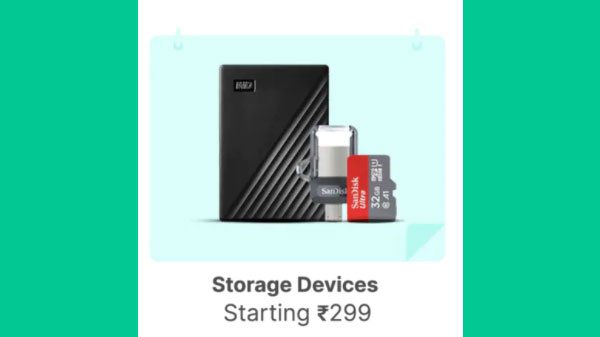 Storage Devices Starting From Rs. 299