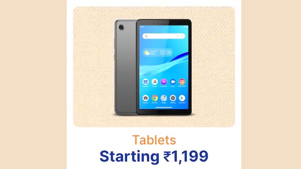 Tablets Starting From Rs. 1,199