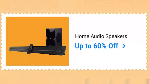 Up To 60% Off On Home Audio Speakers