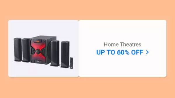 Up to 60% Off On Home Theater