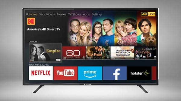 36% Off On Kodak 108cm (43 inch) Ultra HD (4K) LED Smart Android TV