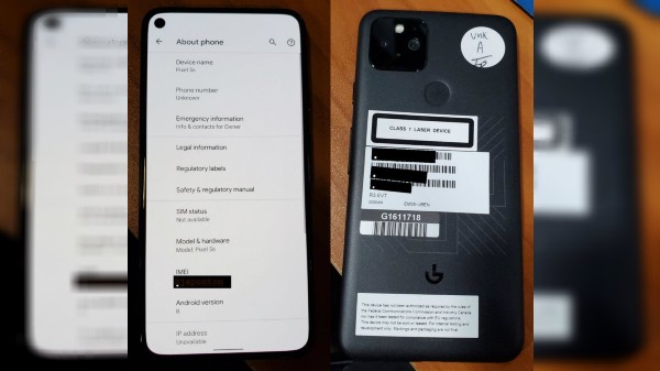 Alleged Google Pixel 5s Live Images Leak Online