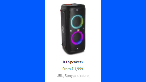 DJ Speakers Starts From Rs. 1,999