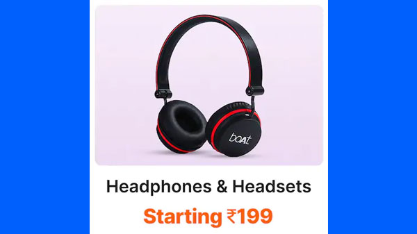 Headphones and Headsets Starting From Rs. 199
