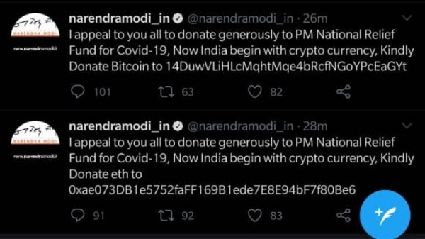 PM Modi’s Twitter Account Compromised