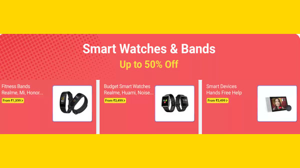 Up To 50% Off On Smartwatches And Bands