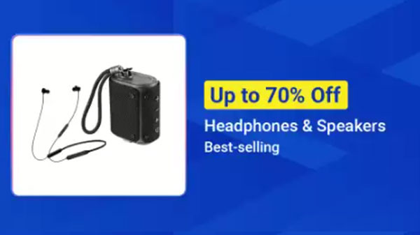 Up To 70% Off On Headphones And Speakers