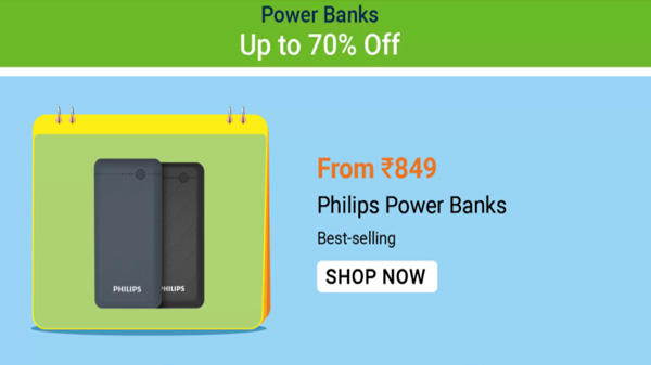 Up to 70% Off On Power Banks