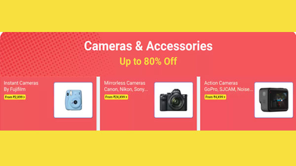 Up To 80% Off On Camera And Accessories