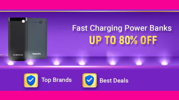 Up To 80% Off On Fast Charging Power Banks