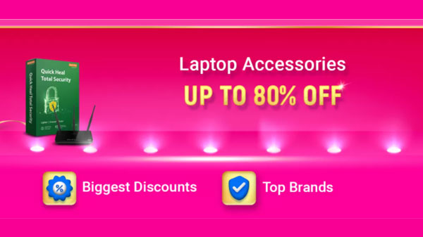 Up To 80% Off On Laptop Accessories