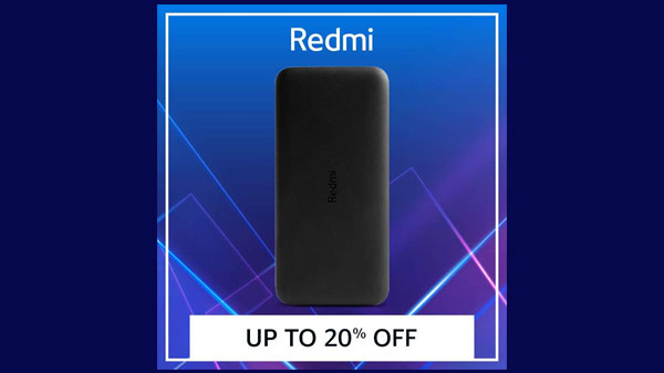 Up To 20% Off On Redmi Power Banks