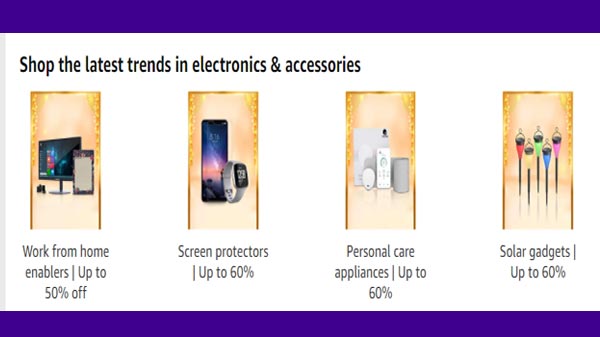 Up to 70% Off On Electronics and Accessories