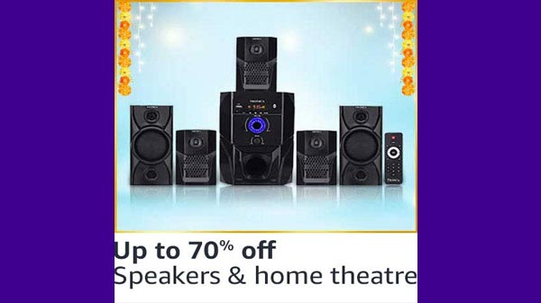 Up to 70% Off On Speakers & Home Theaters